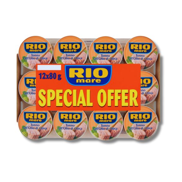 RIO MARE TONHAL 12X80G OLIVAOLAJBA