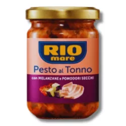 RIO MARE PESTO PADLIZSÁNNAL-SZÁRÍTOTT PARADICSOMMAL 130GR