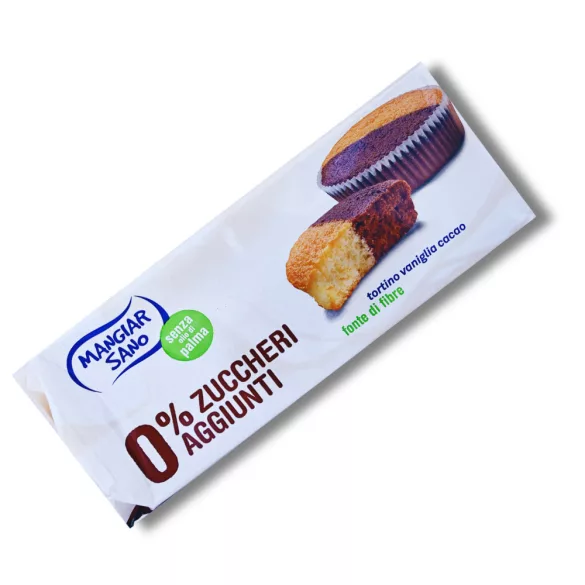 TORTINO VANILIA CACAO CUKORMENTES 180G