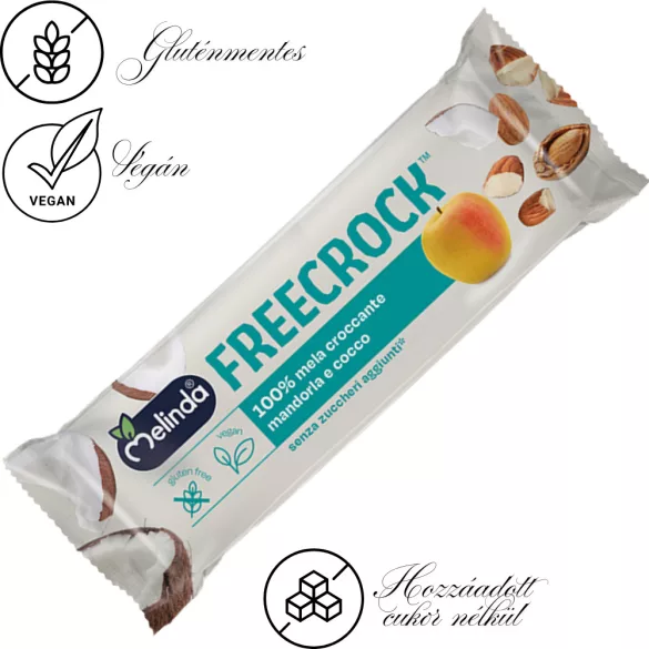 MELINDA EXTRA CROCCANTE ALMÁS-MANDULÁS-KÓKUSZOS MŰZISZELET 18GR