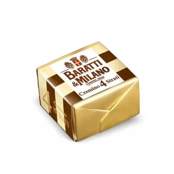 BARATTI&MILANO 4 RÉTEGŰ MOGYORÓKRÉMMEL TÖLTÖTT PRALINÉ 500GR