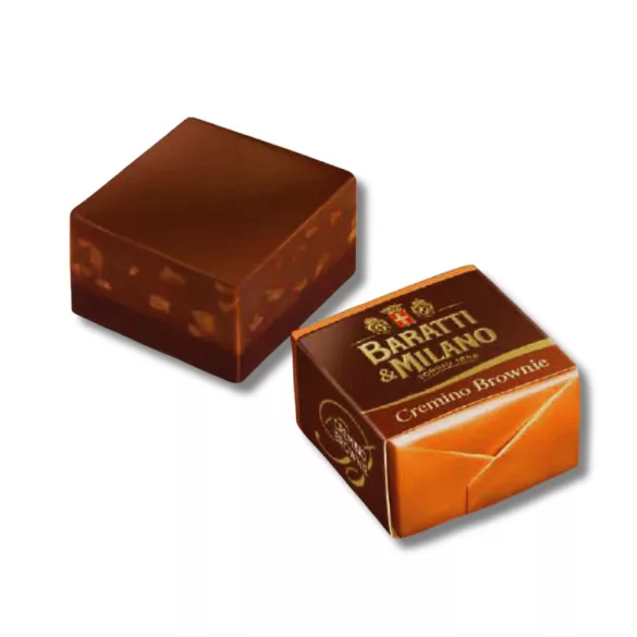 BARATTI&MILANO BROWNIE ÍZŰ CSOKOLÁDÉ PRALINÉ 500GR