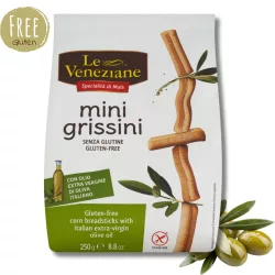 LE VENEZIANE MINI GRISSINI GLUT FREE250G