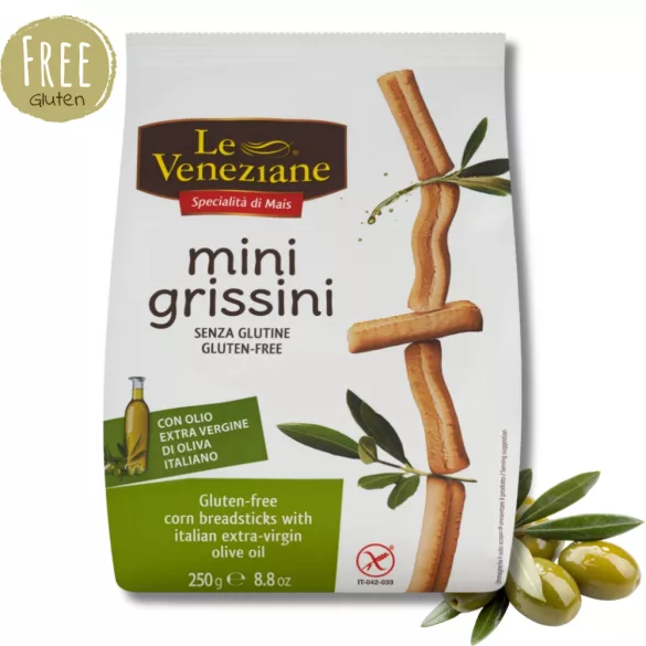 LE VENEZIANE MINI GRISSINI GLUT FREE250G