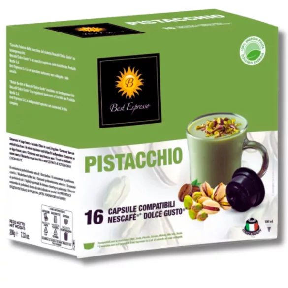 BEST ESPRESSO PISZTÁCIÁS DG KÁVÉKAPSZULA 16DB/DOBOZ